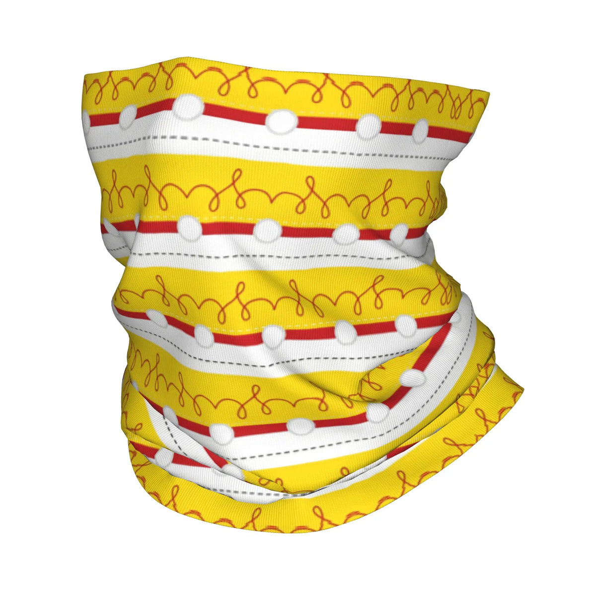 Woody Choker – Knöpfe mit gelbem kariertem Hemd