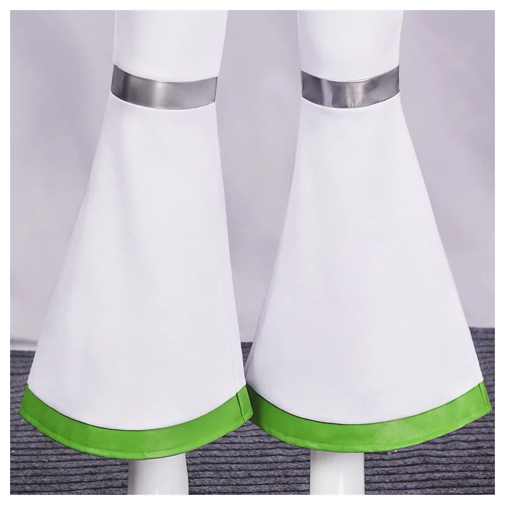 Buzz Lightyear Costume - Women's Flared Pants Zipped Crop Top Set