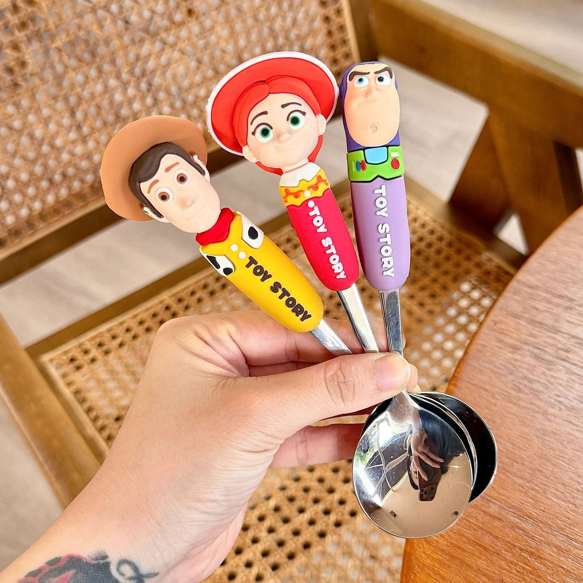 Buzz Lightyear Besteck – Lavendel Box Duo Löffel und Gabel Set