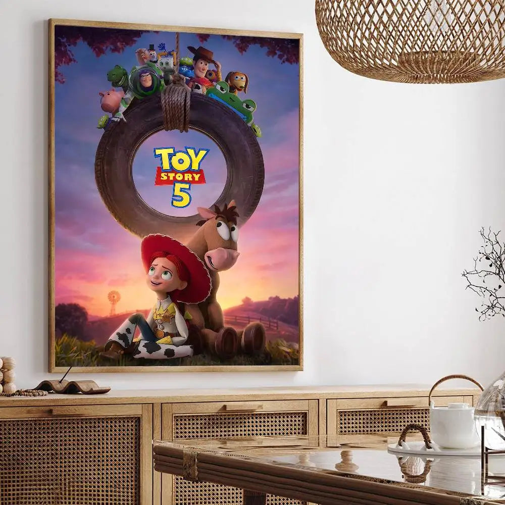 Toy Story 5 Wandaufkleber – Reifenschaukel-Szene