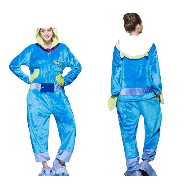 Déguisement Alien - Combinaison Pyjama 3 Yeux Polaire