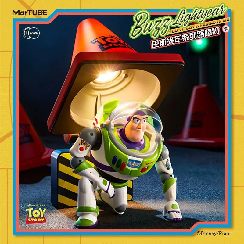 Veilleuse Buzz Lightyear - Statuette cône de signalisation, Boîte "Space Ranger" (Modèle Martube)