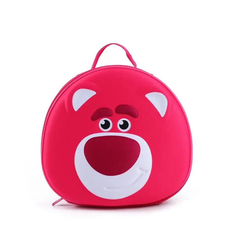 Lotso Toilettentasche – Runder Gesichtsbeutel Erdbeer-Teddybär