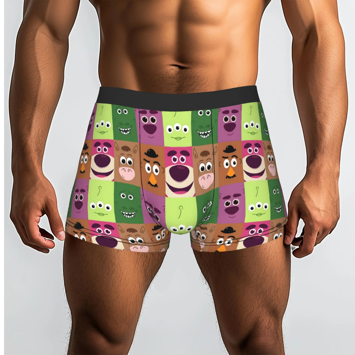 Toy Story Boxer-Kurzfilme – Mosaic Faces Charaktere (Alien, Specki, Rex, Lotso)