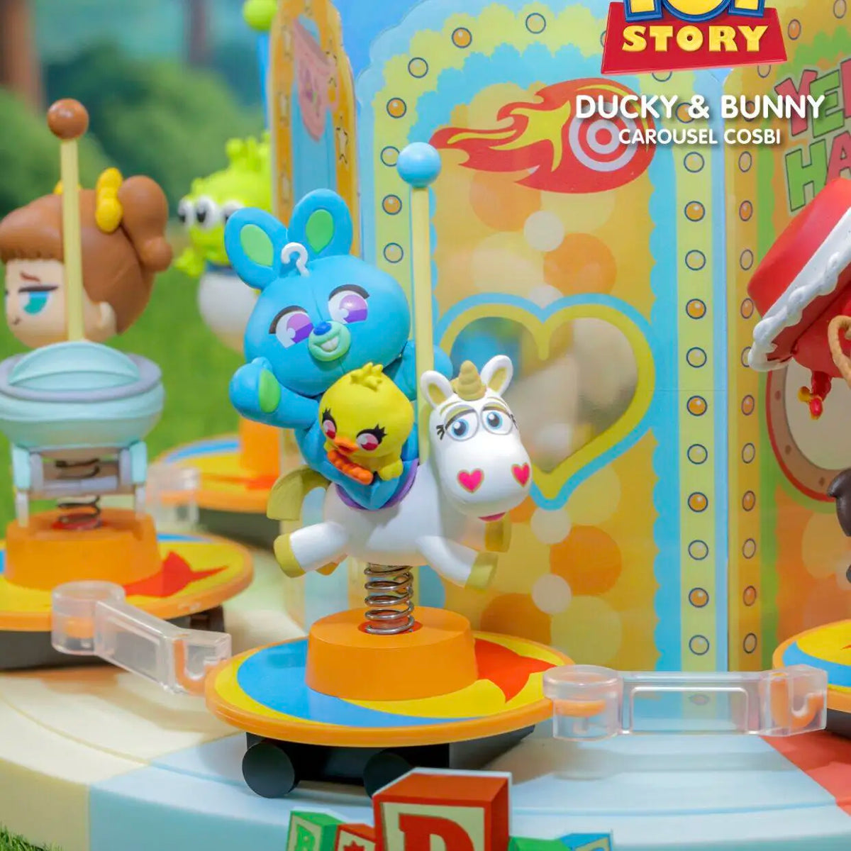 Ducky and Bunny Figure - Carousel Cosbi Toy Story Unicorn
