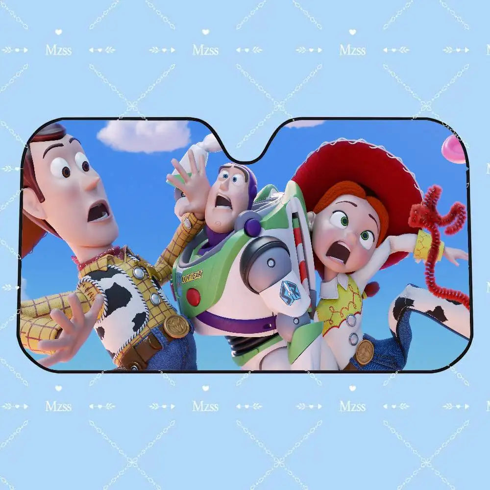 Pare-Soleil Woody Buzz et Jessie - Chute dans les Airs