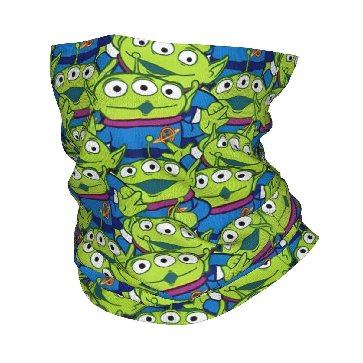 Alien Bandana - Multicolor Trio Repeat Pattern