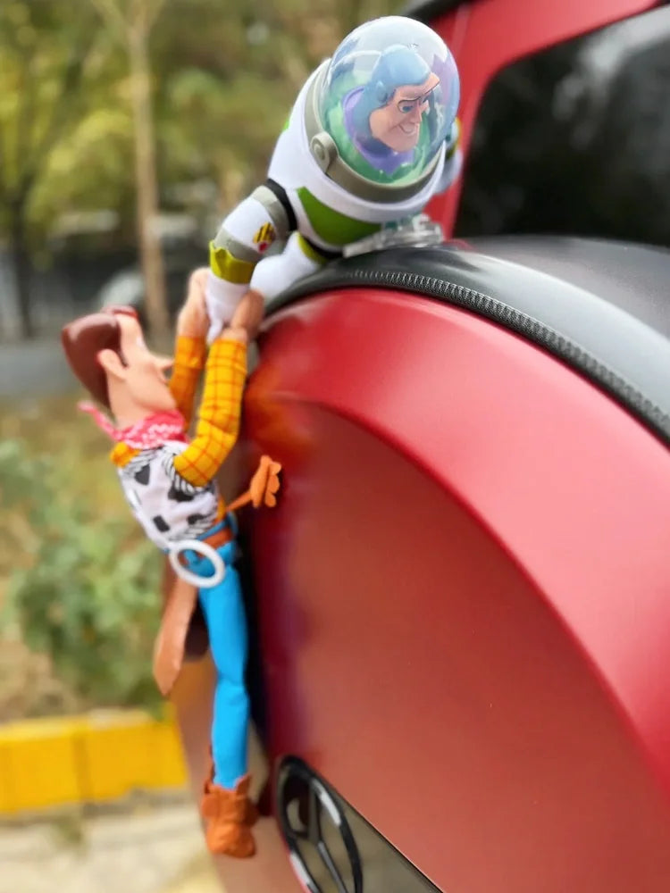 Woody und Buzz Lightyear-Figur – Auto-Hänge-Duo 35 cm