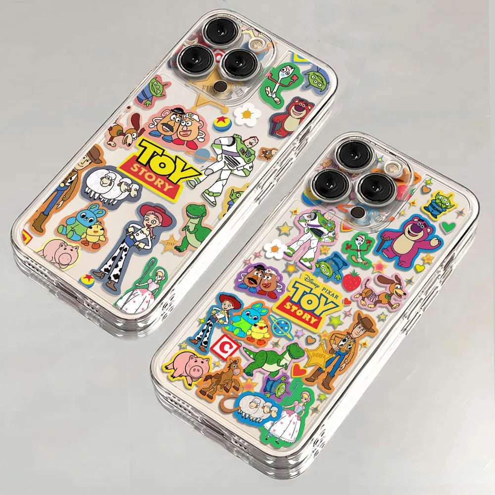 Xiaomi Toy Story – szczegółowy kolaż z pastelowymi naklejkami