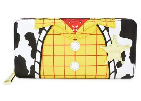 Woody Wallet – Sheriff Star karierte Kuhweste