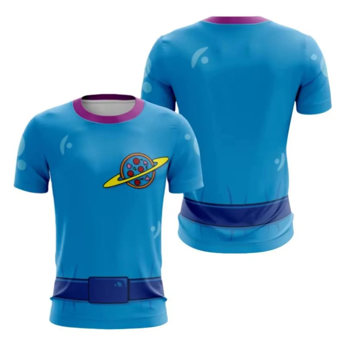 Alien-T-Shirt – Saturn Blue Cosplay-Jumpsuit