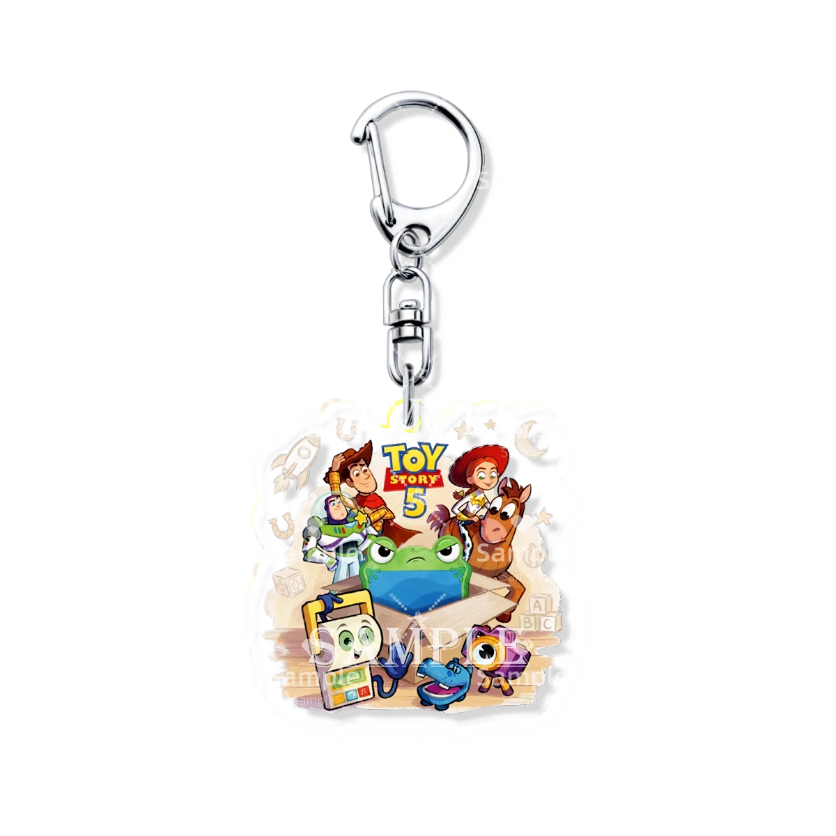 Toy Story 5 Keychain - Lilypad Group Alphabet Blocks