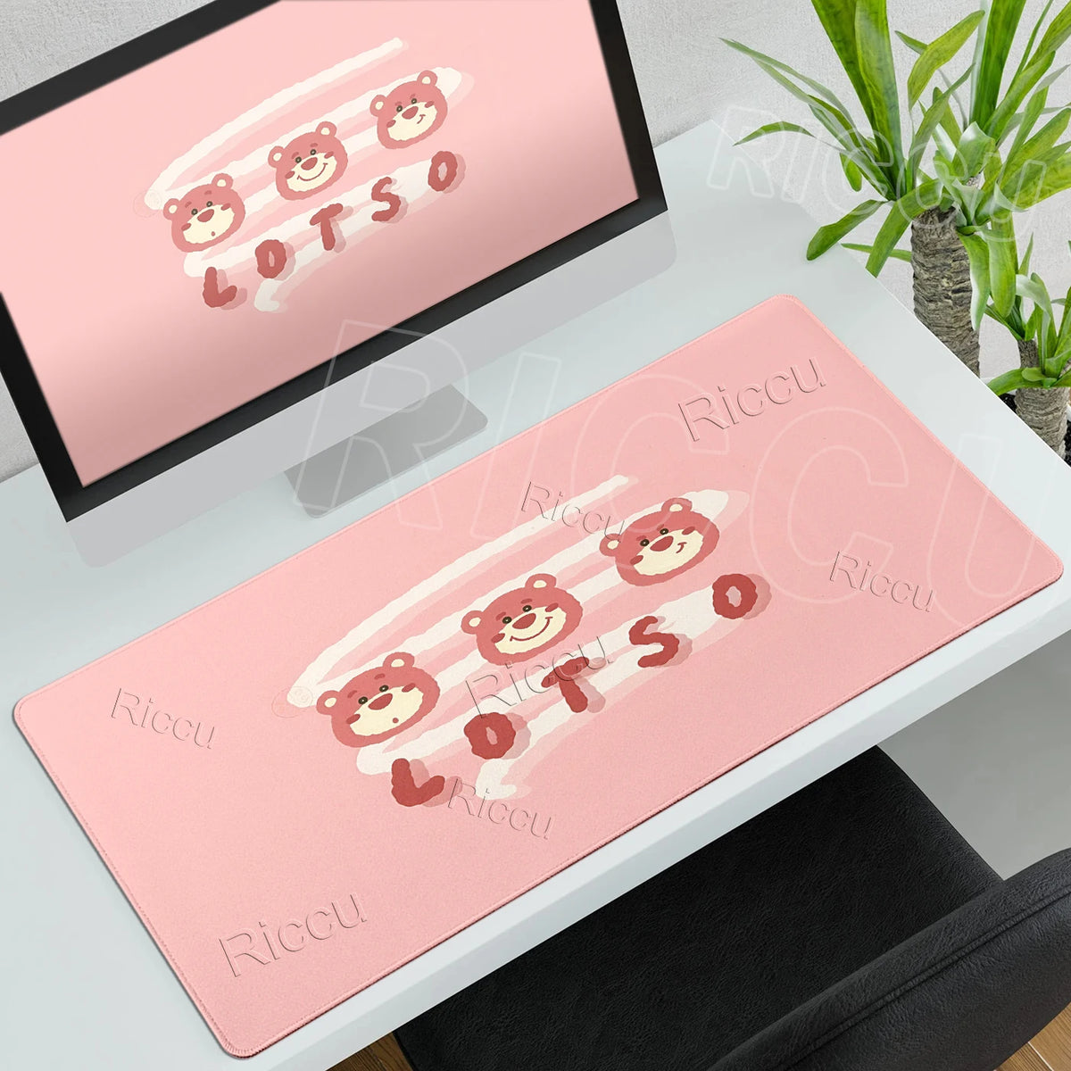 Lotso Mouse Pad - Ręcznie rysowane trio
