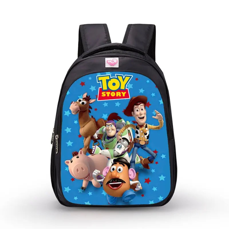 Toy Story Rugzak - Bullseye Buzz Woody Blue Stars Achtergrond