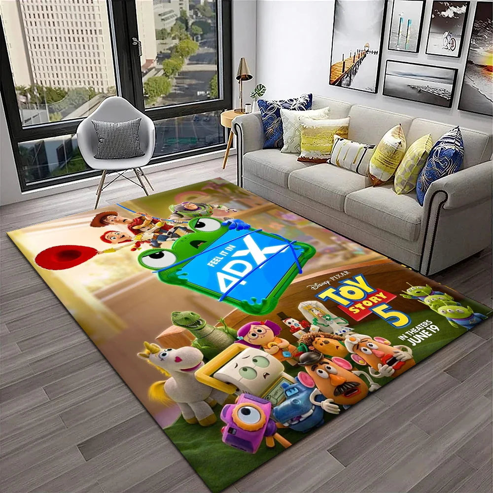 Alfombra de salón Toy Story 5 - Cartel 4DX Trixie y Lilypad