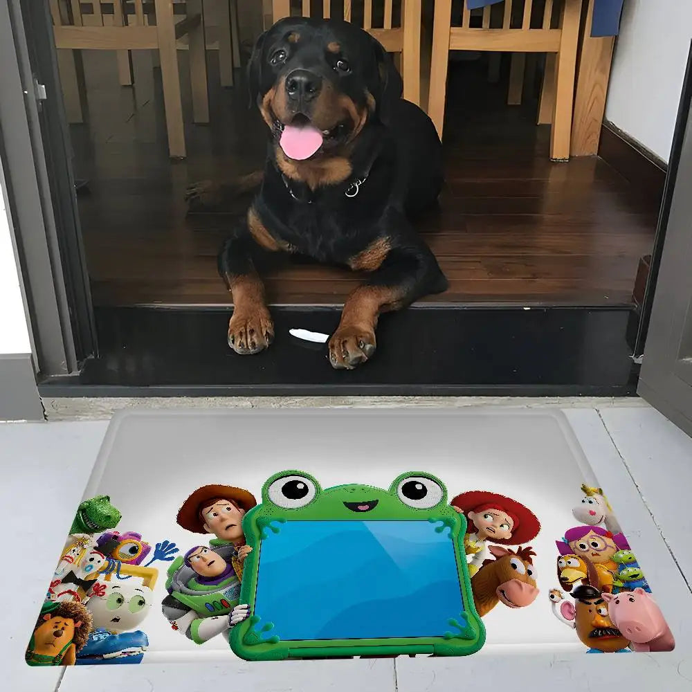 Toy Story 5 Fußmatte – Seerosenblatt-Blank-Bildschirm-Charakterausrichtung
