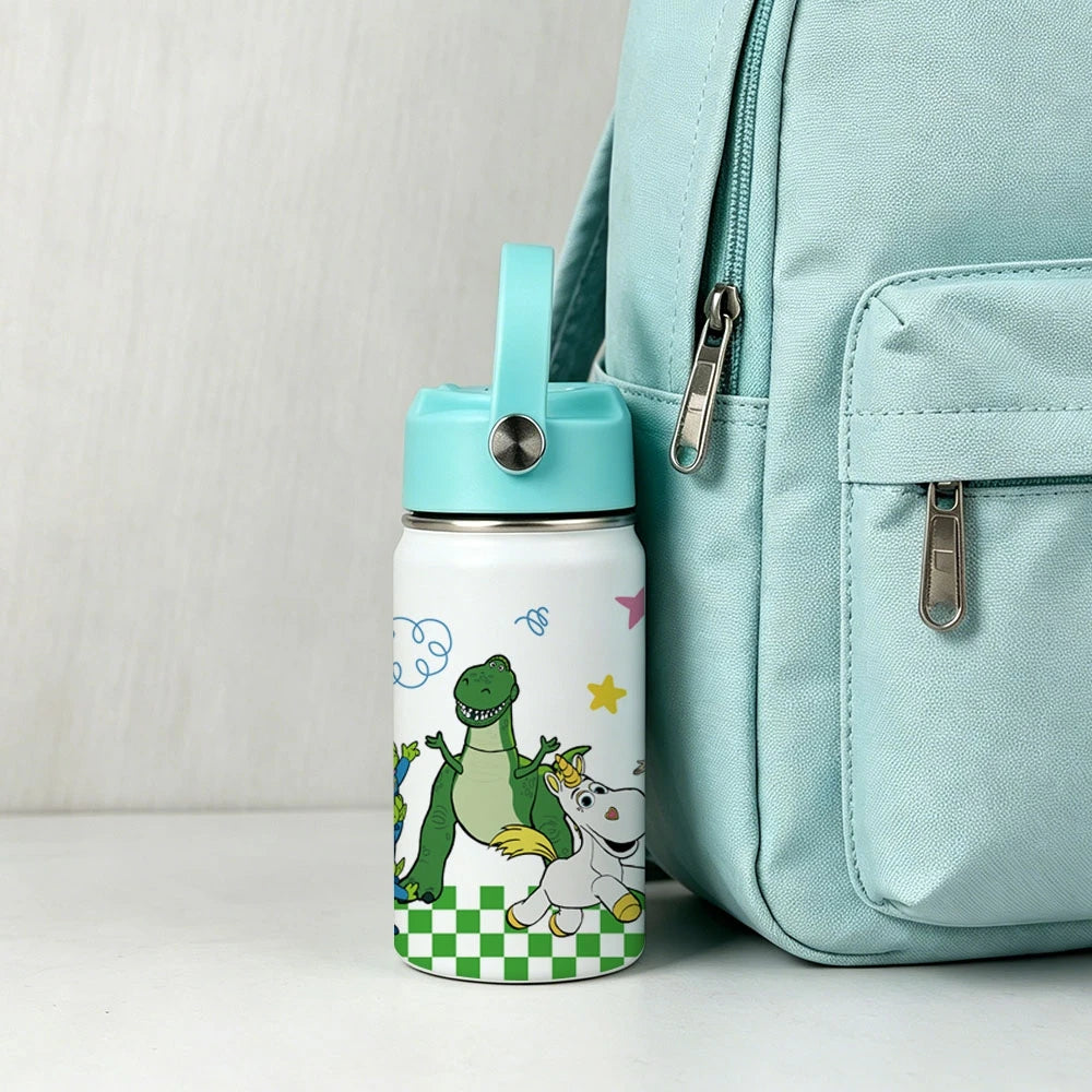 Botella Térmica Toy Story 5 - Grupo Completo, Inox con Asa 12oz