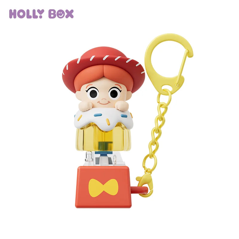 Porte-clés Jessie - Pendentif Keycap Pudding Glacé Jaune