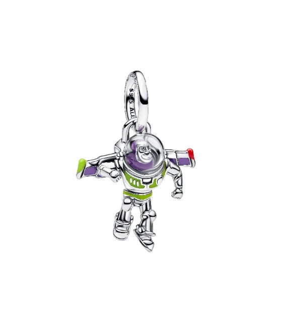 Sheriff's Star-Armband – Silberner Buzz Lightyear-Anhänger