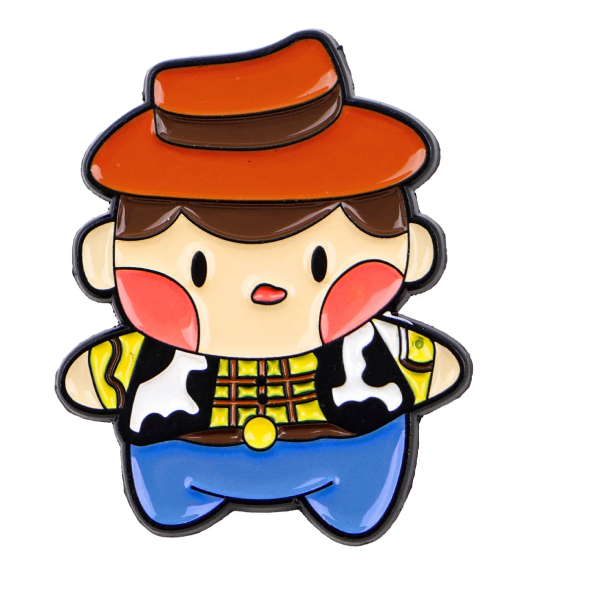 Woody-Nadel – Chibi-Porträt lächelt
