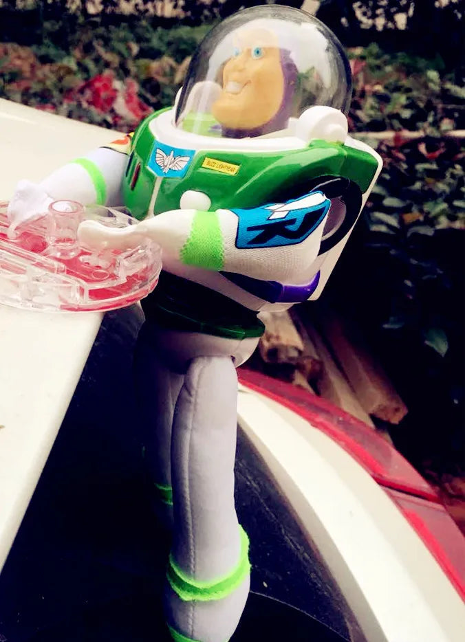 Buzz Lightyear-Figur – Saugnapf-Autopuppentür