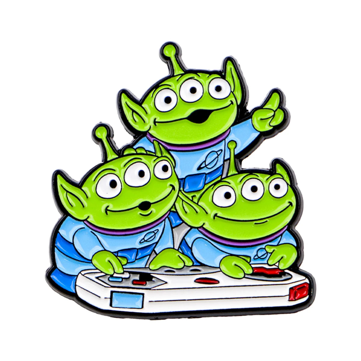 Alien Trio Pin – Retro-Videospiel-Controller
