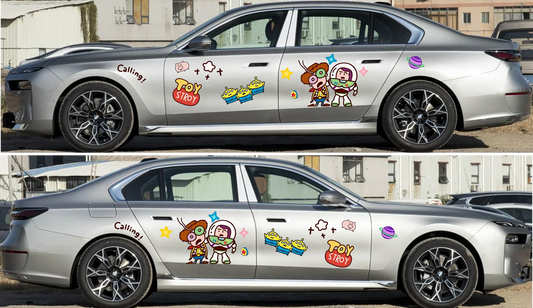 Toy Story Autozubehör – BMW Woody und Buzz Decal (Design B)