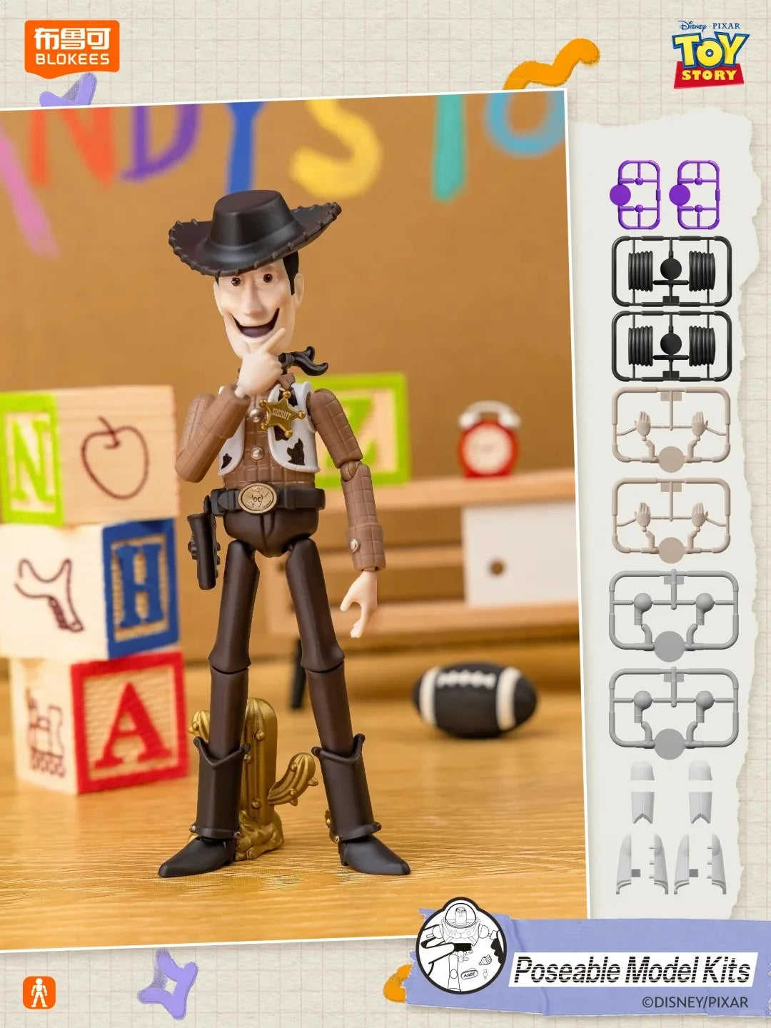 Woody Figure – Verspieltes Wettspiel Toy Story 5 (Versteckte Figur)