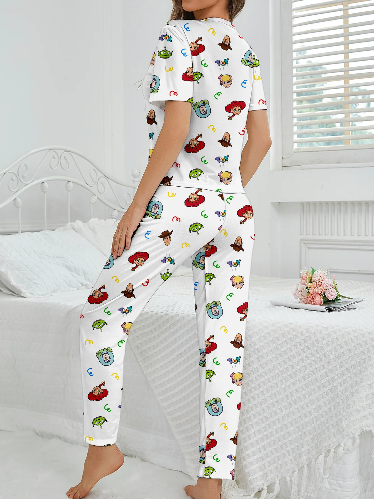 Pyjama Femme Toy Story - Motif Répété Multi-Personnages