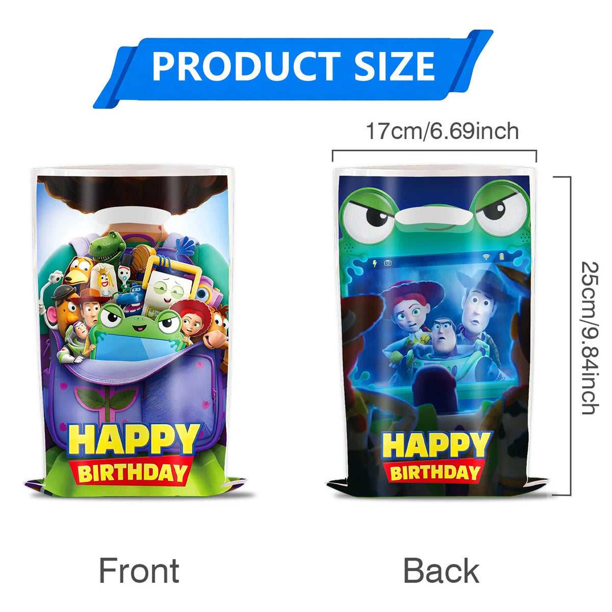 Kit Decoración Cumpleaños Toy Story 5 y Lilypad - Pancarta, Globos, Adornos para Tartas