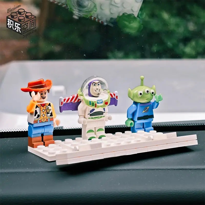 Toy Story Parkschild – Woody Buzz Alien-Figuren (Weiß)