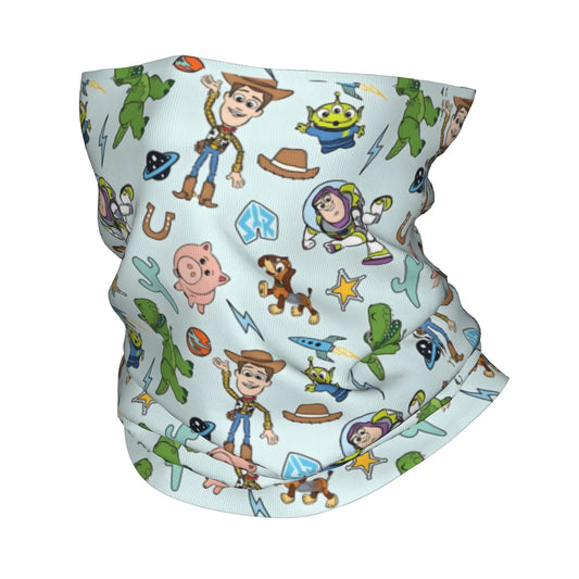 Toy Story Choker – Gruppen-Western-Thema mit hellblauem Muster