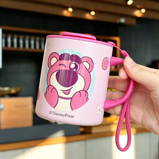 Lotso-Becher – Edelstahl-Wasserflasche mit Deckel 300 ml
