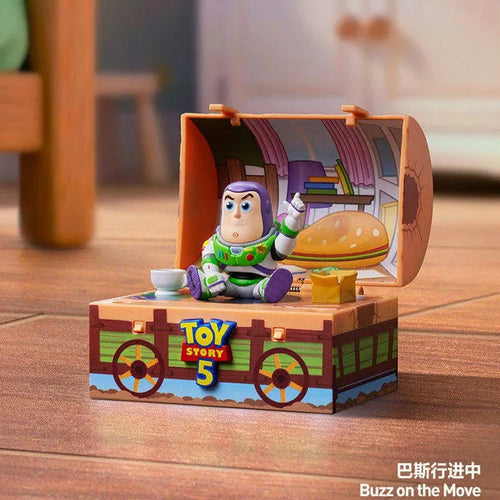 Figurine Buzz l'Éclair - Blind Box Scène Hamburger en Chemin