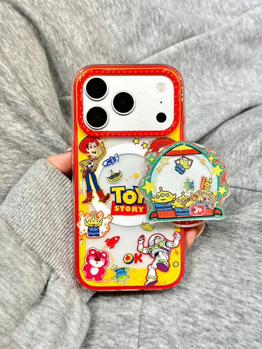 Toy Story Case – Woody Buzz Alien, Logo mit abnehmbarem Anhänger