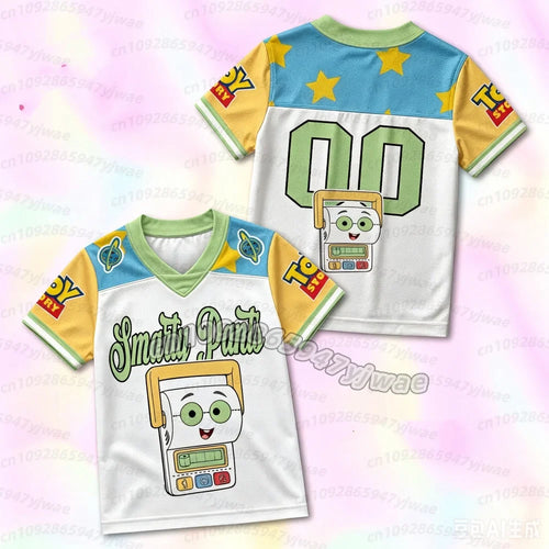 Smarty Pants T-Shirt - Yellow and Starry Sky Blue Jersey