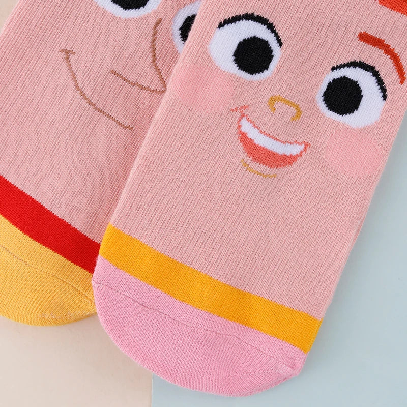 Calzini Woody Jessie e Alien - Confezione da 5 Paia Fantasie Viso Assortite