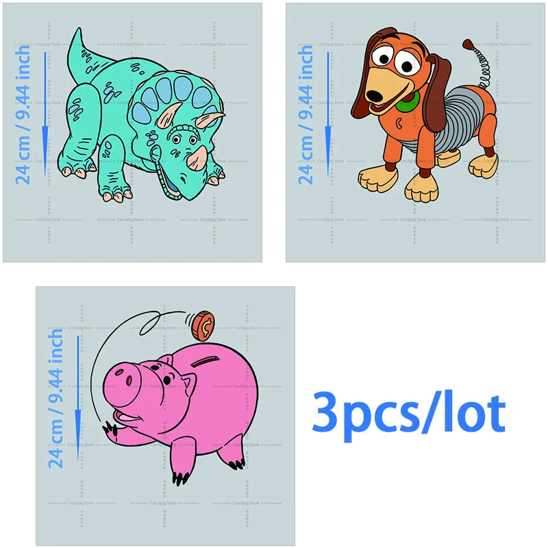 Rex Slinky Specki Patch – Set von 3