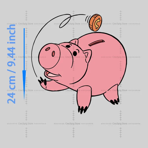 Specki Patch – Sparschwein & Münzen