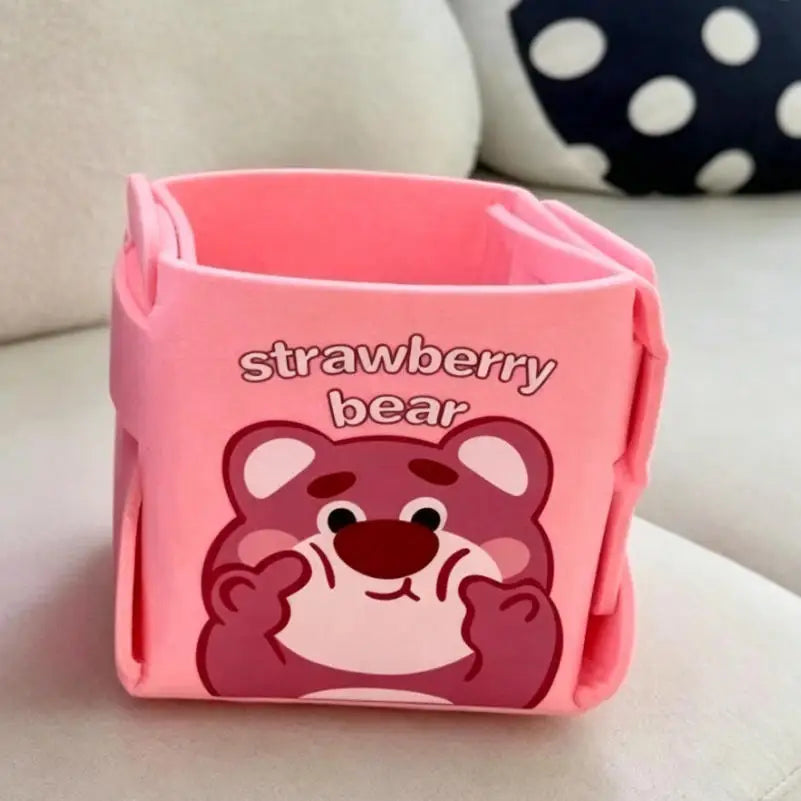 Lotso Desk Organizer - Plum Folding Box