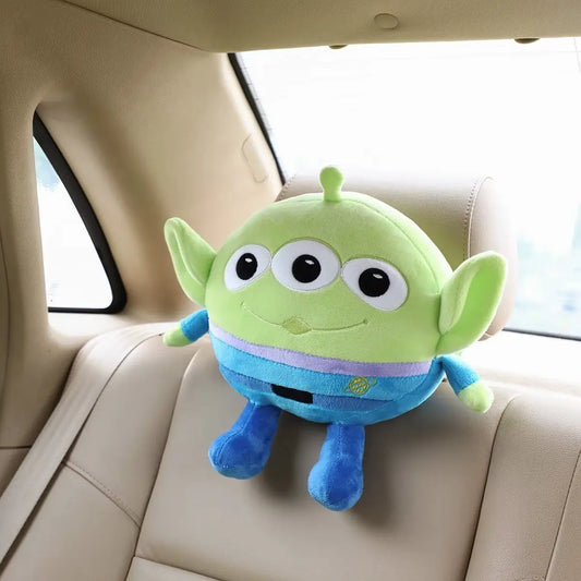 Alien Cushion – Runde, plüschige hängende Kopfstütze