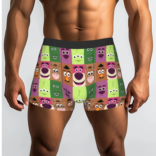 Toy Story Boxer-Kurzfilme – Mosaic Faces Charaktere (Alien, Specki, Rex, Lotso)