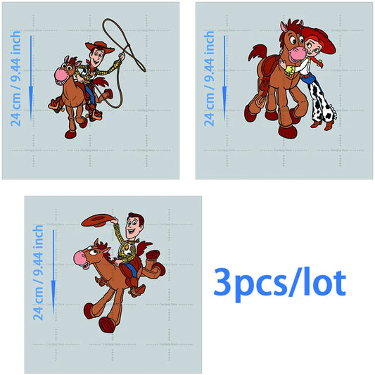 Woody Jessie Patch - Set van 3 met stapel