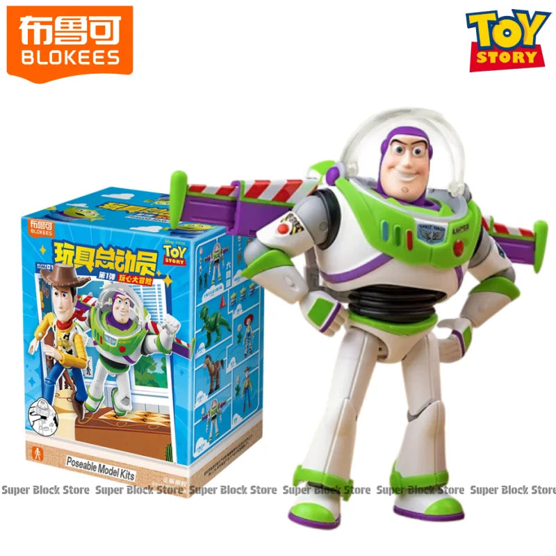 Action Figure Buzz Lightyear - Model Kit Articolato Toy Story