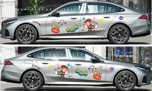 Toy Story Autozubehör – BMW Woody und Buzz Decal (Design A)
