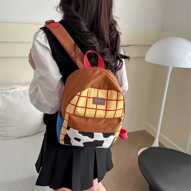 Chudy Backpack - pastelowy kolor szkoły w kolorze Cow Plet