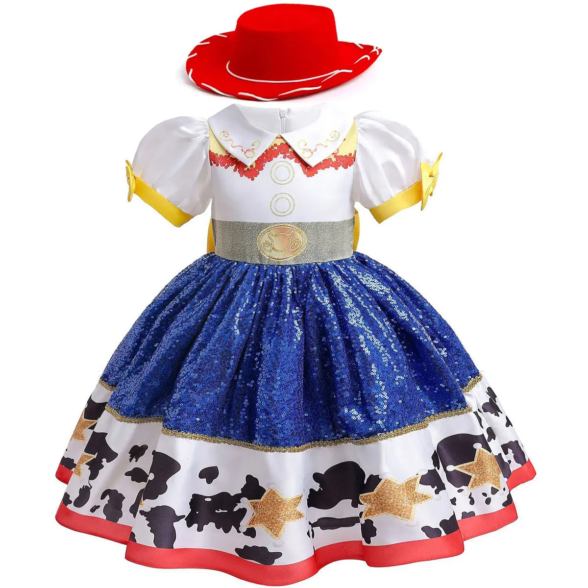 Jessie-kostuum - Rode cowgirlhoed jurkset