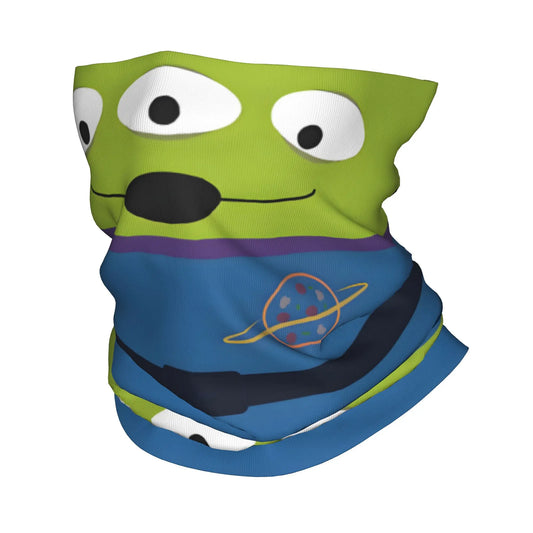 Alien Bandana – Nahaufnahme-Porträt Stirnband Blauer Planet