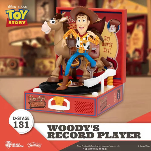 Woody and Pile Haarfiguur - D-Stage 181 Platenspeler