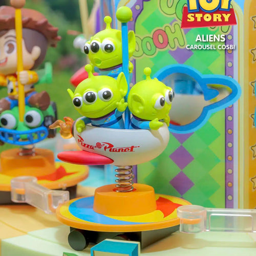 Statuetta Alieno - Carousel Cosbi Toy Story Pizza Planet con Ufo